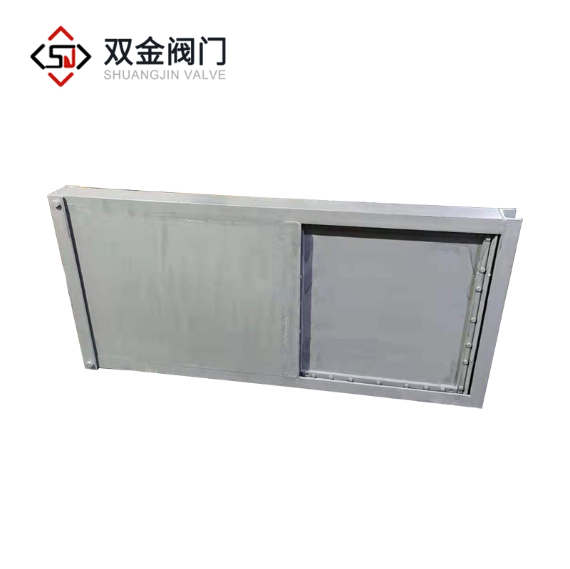 背闆式不鏽鋼渠道閘門