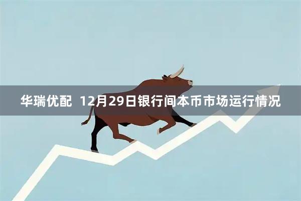 华瑞优配  12月29日银行间本币市场运行情况