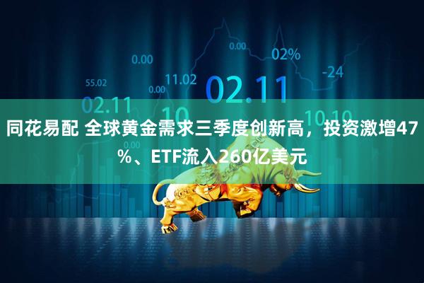 同花易配 全球黄金需求三季度创新高，投资激增47%、ETF流入260亿美元